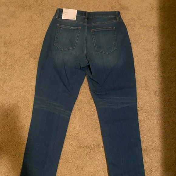 Loft Girlfriend jeans-Size 29-Mid-rise-curvy-NWT - Picture 4 of 5